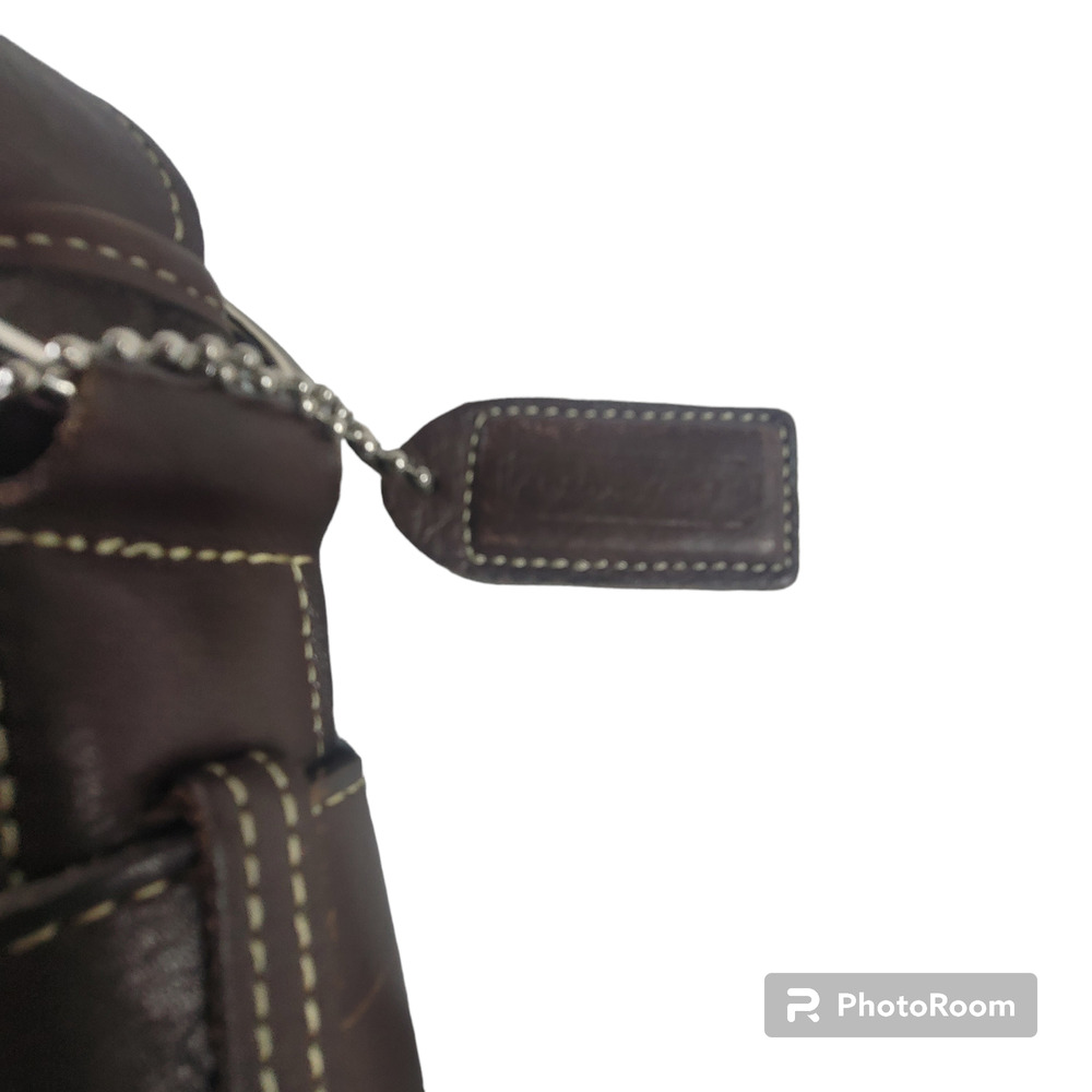 COACH SOHO Brown Signature Hobo X-Body Bag 3574 - Picture 4 of 6